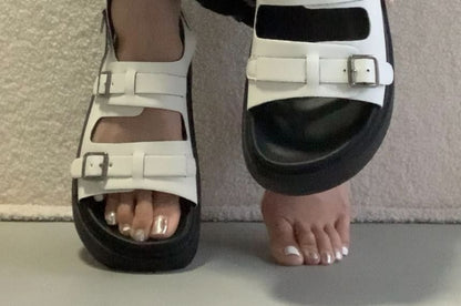 Platform Buckled Sandals