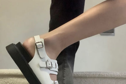 Platform Buckled Sandals