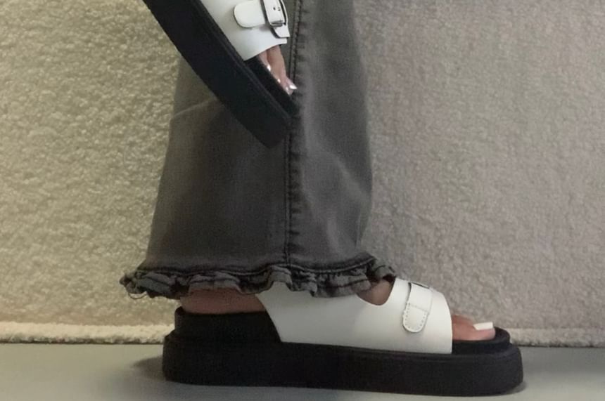 Platform Buckled Sandals