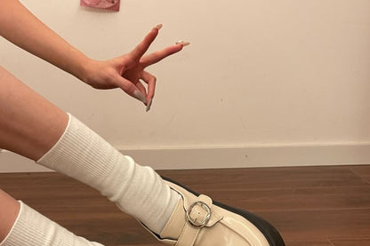 Platform Buckled Loafers