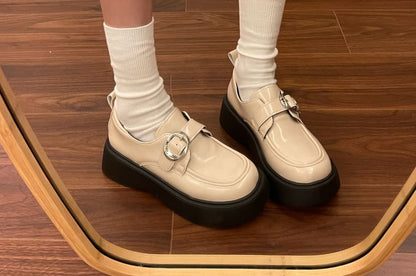Platform Buckled Loafers