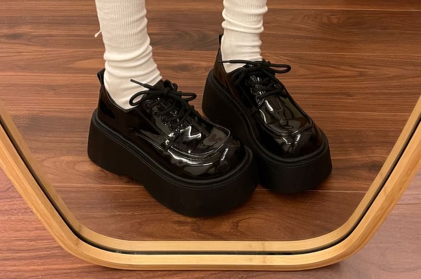Platform Lace Oxfords