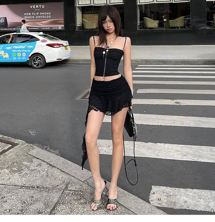 Camisole Top & Mini Skirt