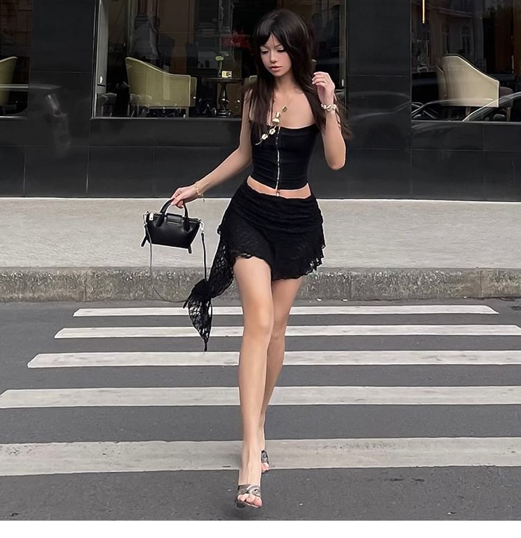 Camisole Top & Mini Skirt