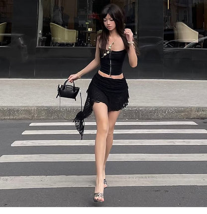 Camisole Top & Mini Skirt