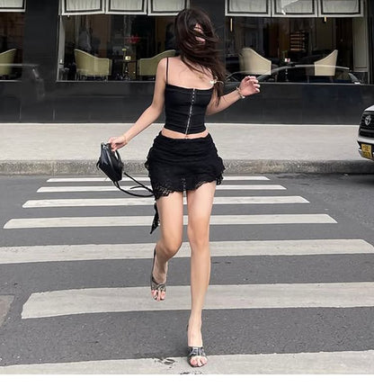Camisole Top & Mini Skirt