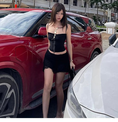 Camisole Top & Mini Skirt