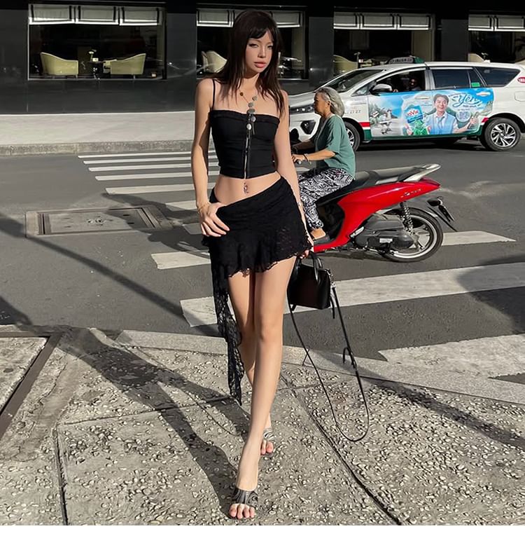Camisole Top & Mini Skirt