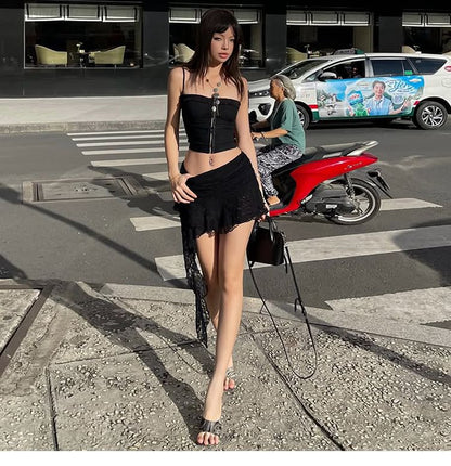 Camisole Top & Mini Skirt