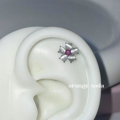 Rhinestone Stud Earring