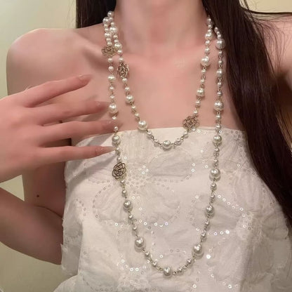 Floral Necklace Beaded