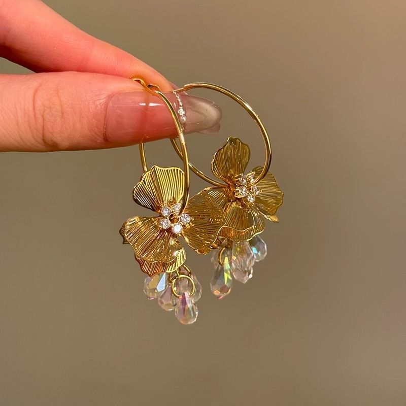 Floral Earring Hoop