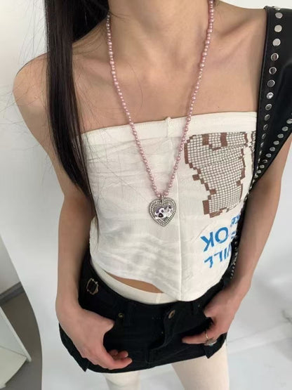 Beaded Heart Necklace