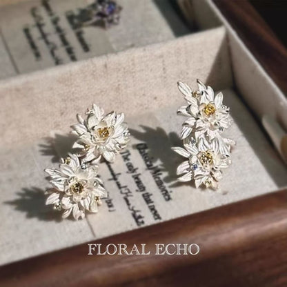 Earring Stud Floral