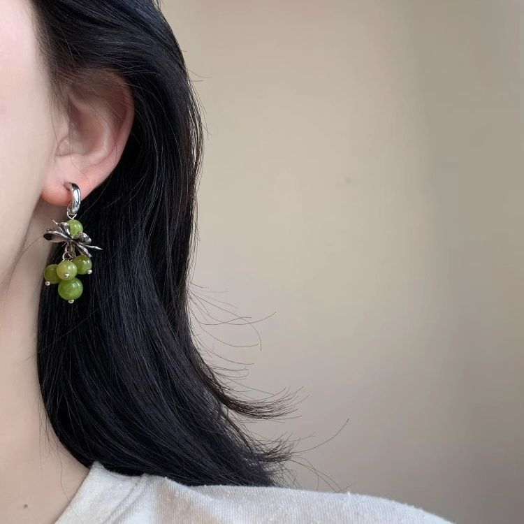 Grape Dangle Earring