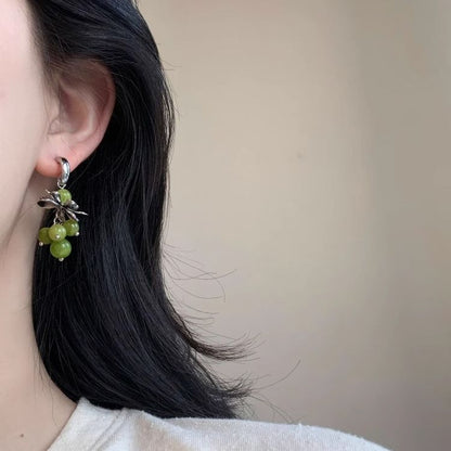 Grape Dangle Earring