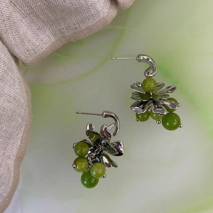 Grape Dangle Earring