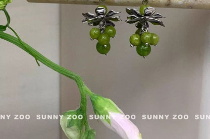 Grape Dangle Earring
