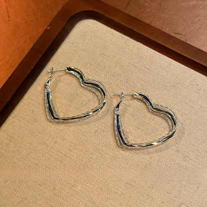 Earring Heart Hoop