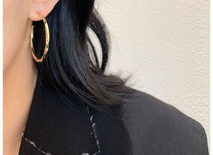 Hoop Earring Twisted