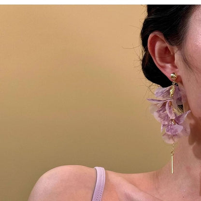 Petal Threader Earring