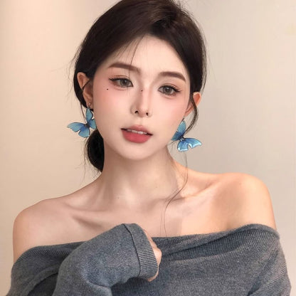 Dangle Butterfly Earring