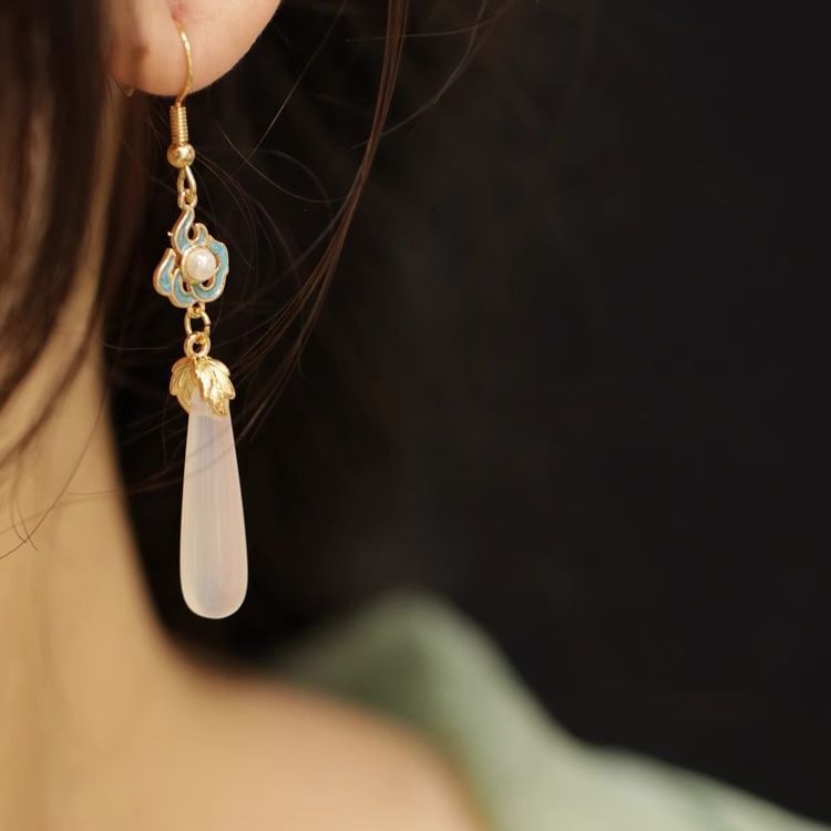 Jade Dangle Earring