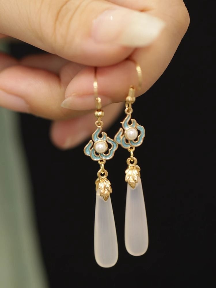 Jade Dangle Earring