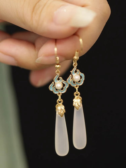 Jade Dangle Earring