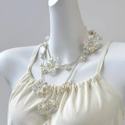Layered Floral Necklace