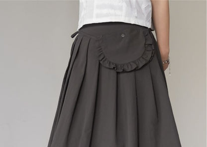 Set: Midi Skirt + Waist Bag