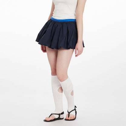 Plain Mini A-Line Skirt