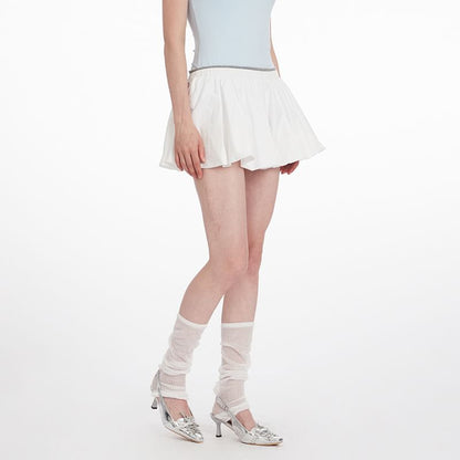 Plain Mini A-Line Skirt