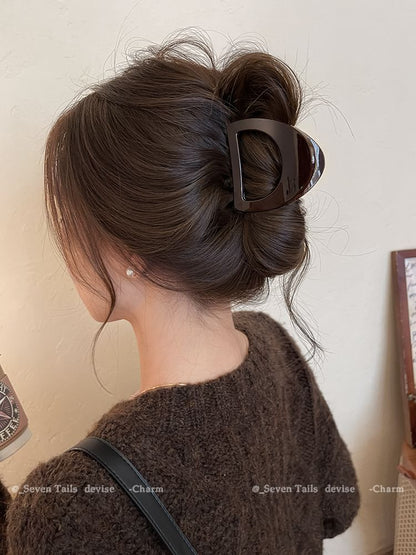 Hair Clip Plain Claw Acrylic