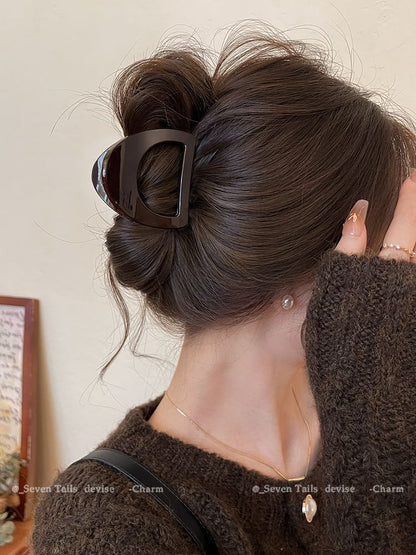 Hair Clip Plain Claw Acrylic