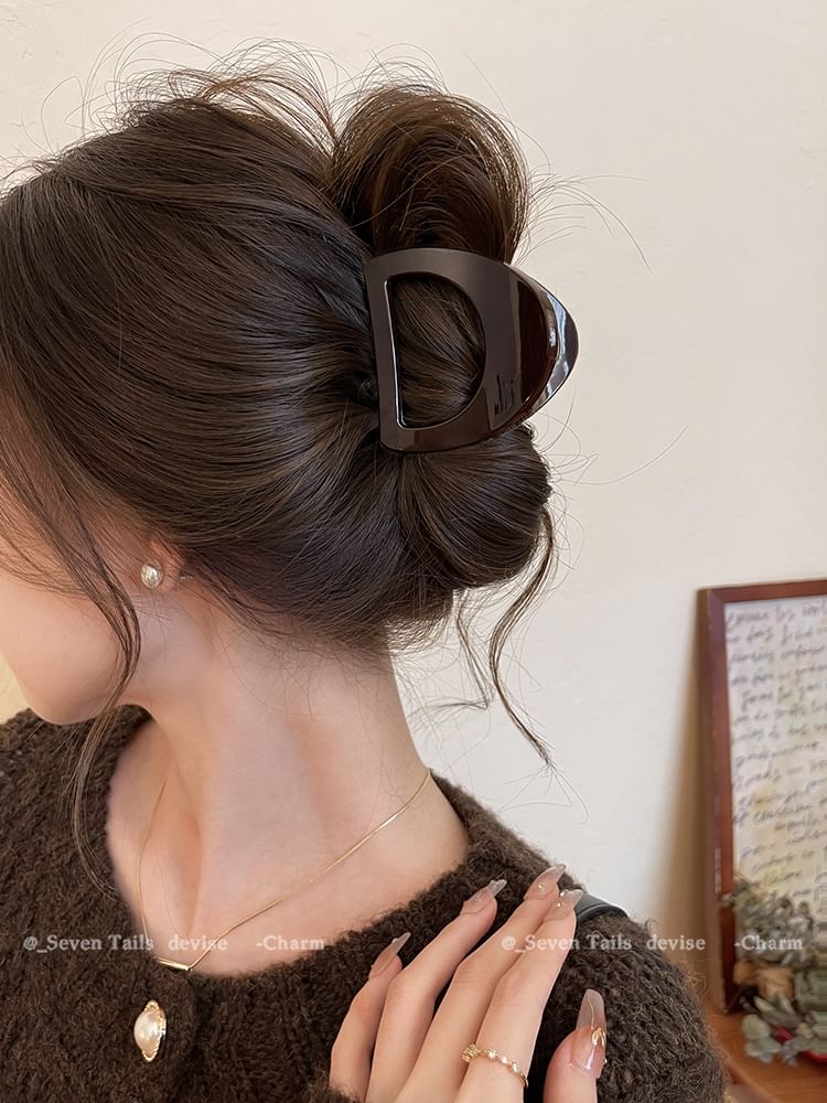 Hair Clip Plain Claw Acrylic