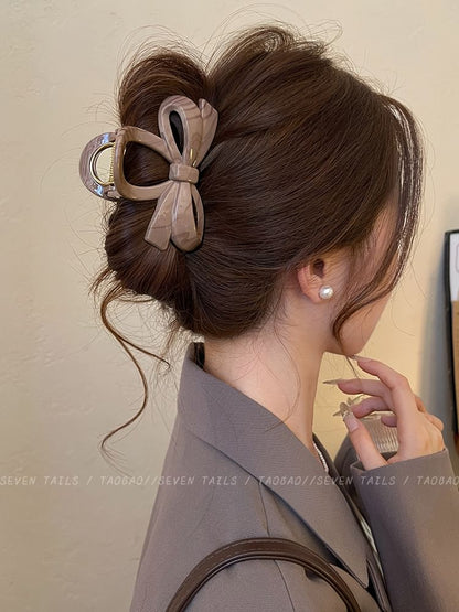 Claw Hair Clip Acrylic Bow