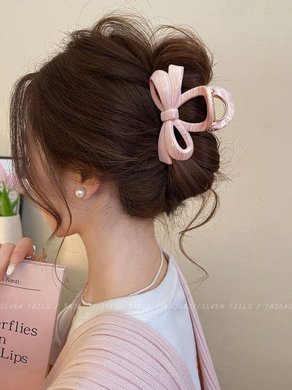 Claw Hair Clip Acrylic Bow