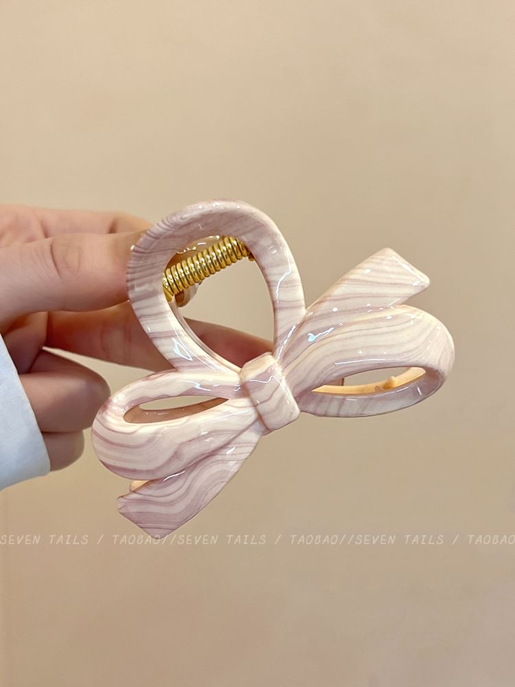 Claw Hair Clip Acrylic Bow