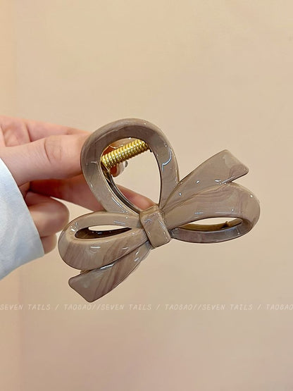 Claw Hair Clip Acrylic Bow