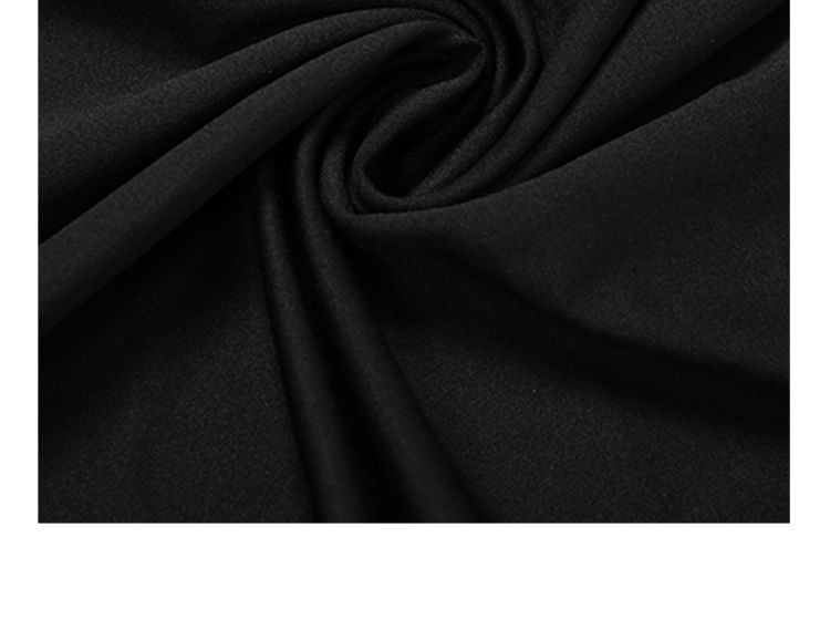 Plunged Sleeveless Sheath Maxi Dress - Altfashion Shop