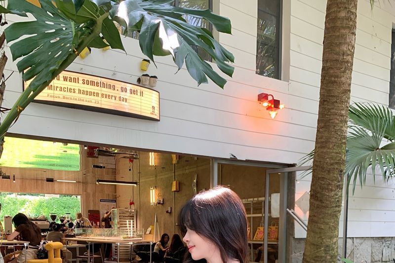 Buttoned Collared Plain Sleeveless Shirt