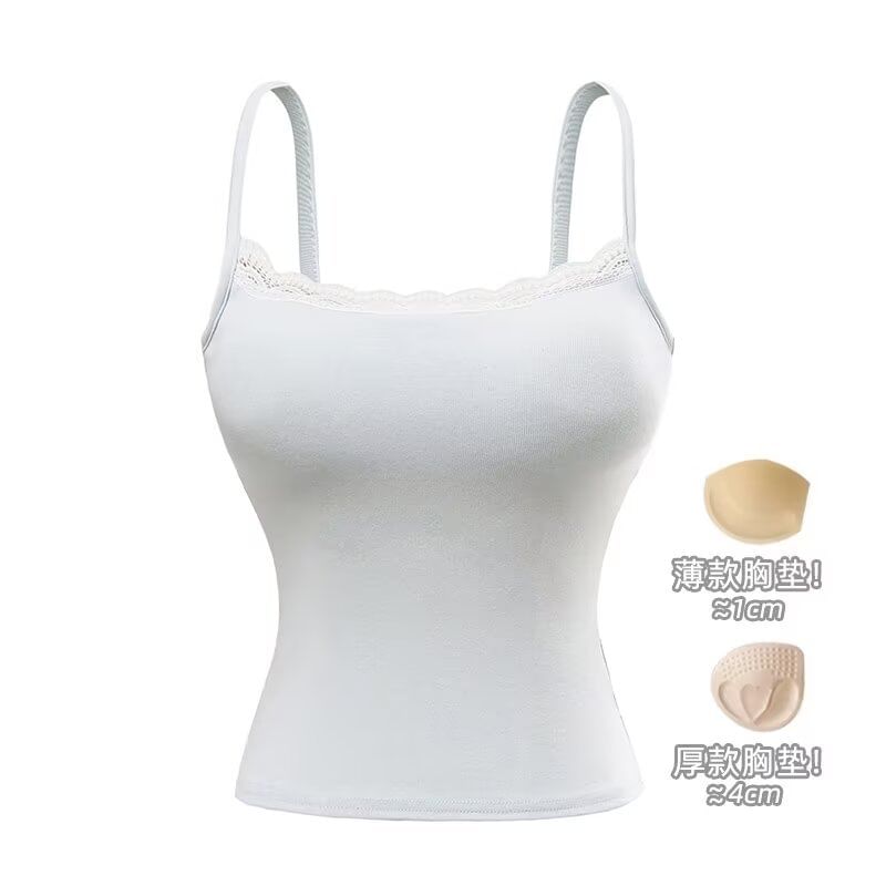 Lace Trim Cami Top