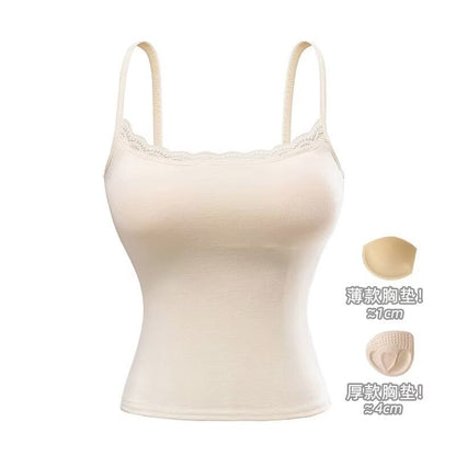 Lace Trim Cami Top
