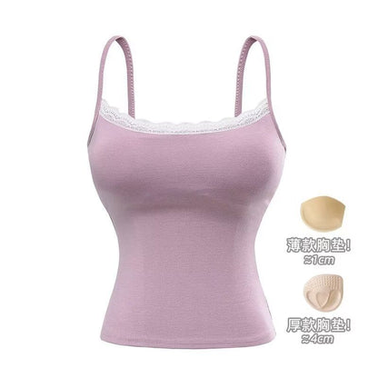 Lace Trim Cami Top