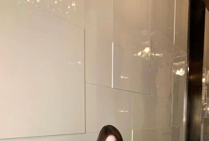 Ribbed Knit Sleeveless Top & Sequin Pencil Mini Skirt