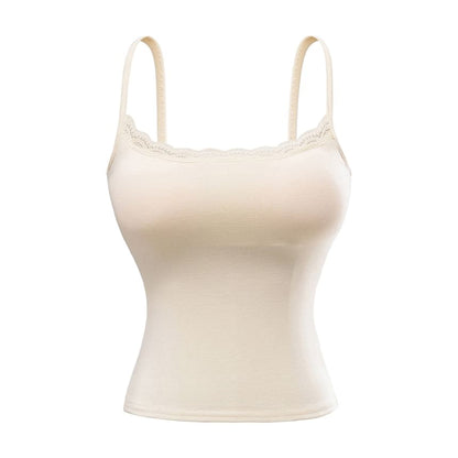 Lace Trim Padded Camisole