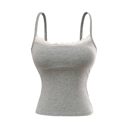 Lace Trim Padded Camisole