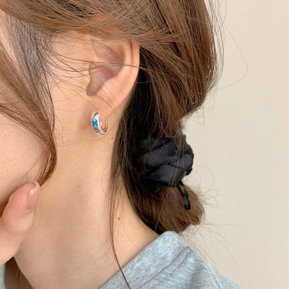 Hoop Butterfly Earring Clip-On /