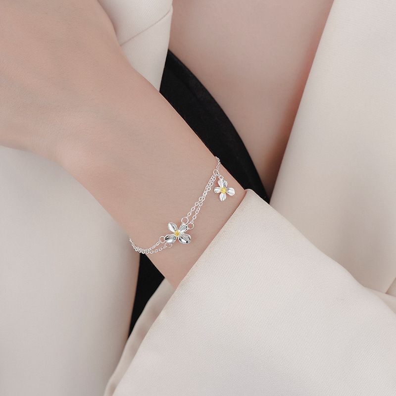 Bracelet Layered Flower